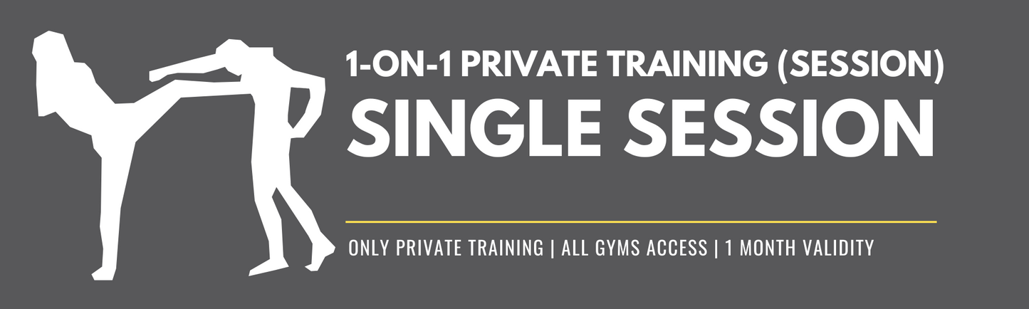Private Training (1-ON-1) - 1 Session | Valid 1 Month