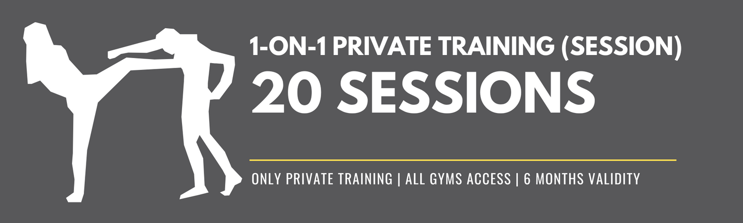 Private Training (1-ON-1) - 20 Sessions | Valid 6 Months