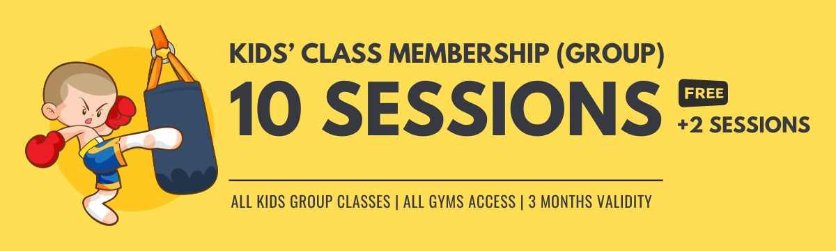 Kids' Class (Session) - 10 Sessions + Free 2 sessions | Valid 3 months